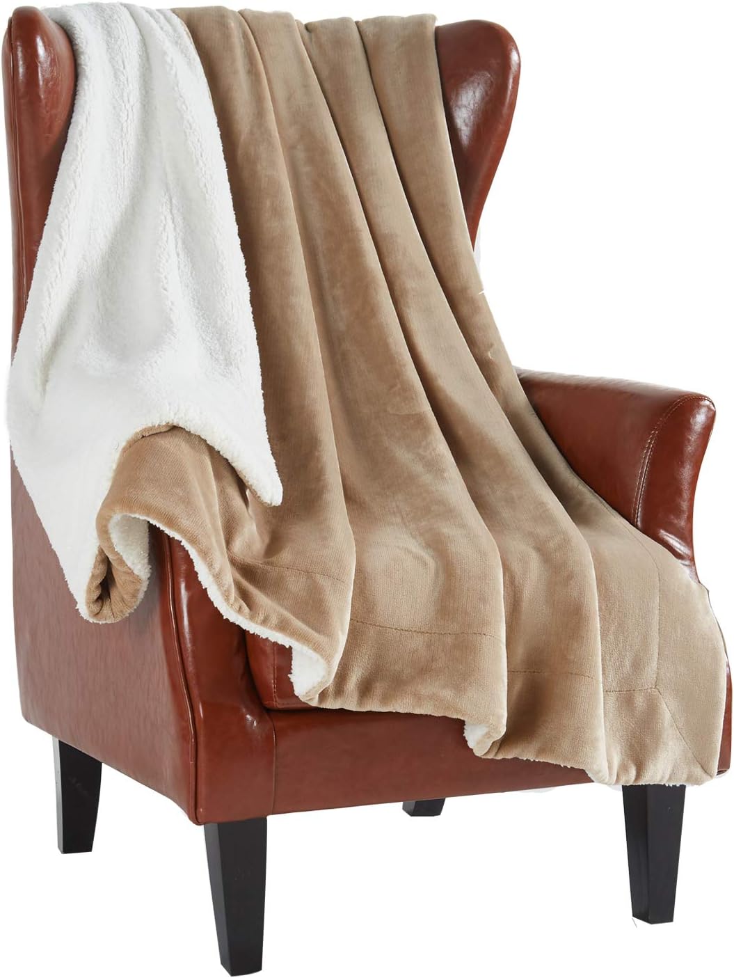 Beige Throw Pillow — 60" — Beige