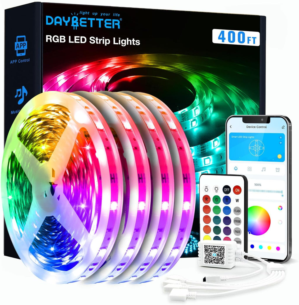 RGB Metal LED Strip Lights — 400FT