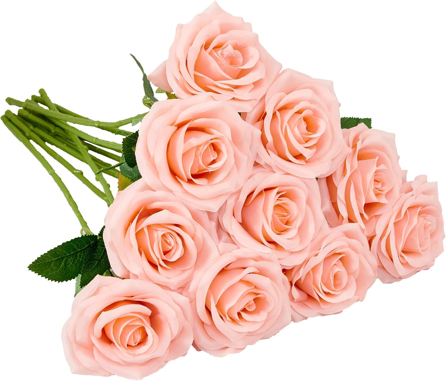 Beige Artificial Plant — Coral Peach