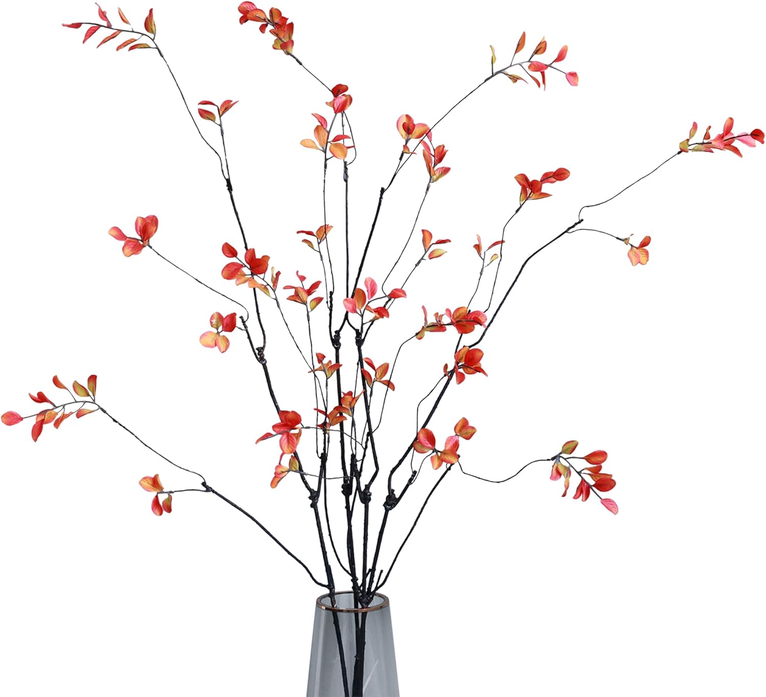 Green Artificial Plant — 38" — Orange