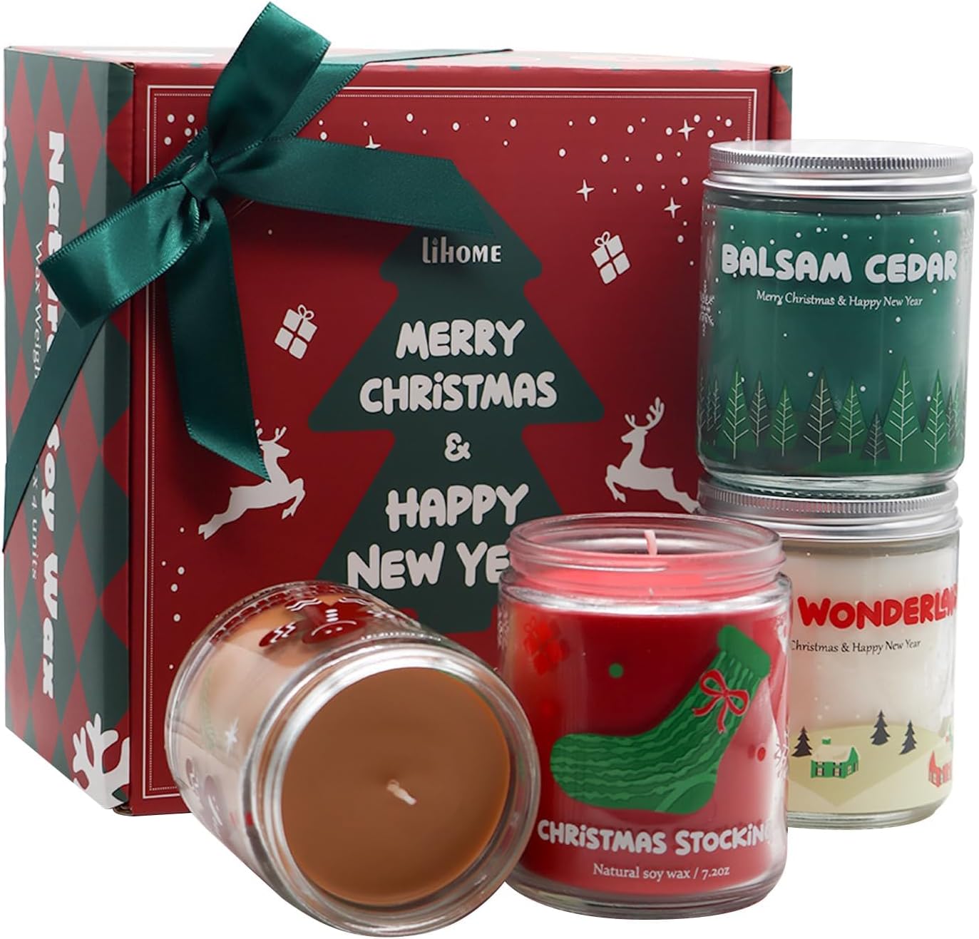 Soy Wax Wax Scented Candle — Christmas