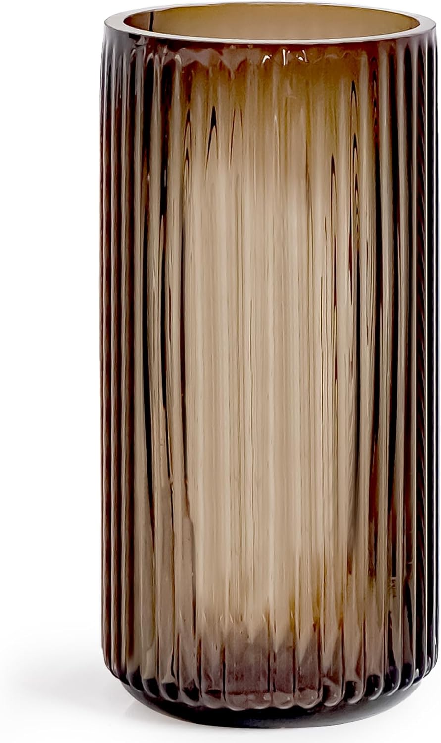 Modern Brown Flower Vase — 7.5" — 7.5 Inch