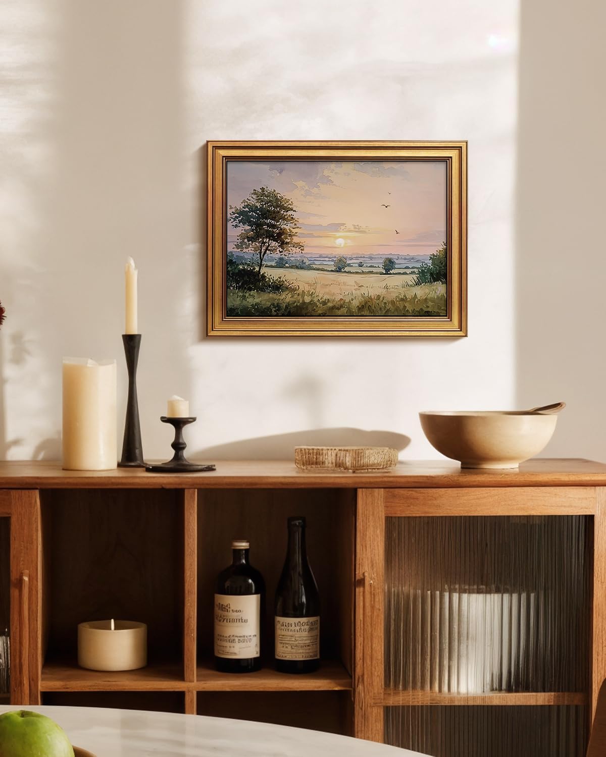 Framed Farmhouse Blue Wall Art — 16" - View 5