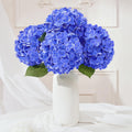 Blue Artificial Flowers — 19.6" — Dark Blue