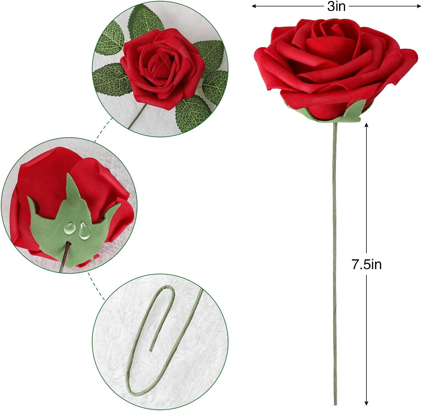 Beige Artificial Flowers - View 8