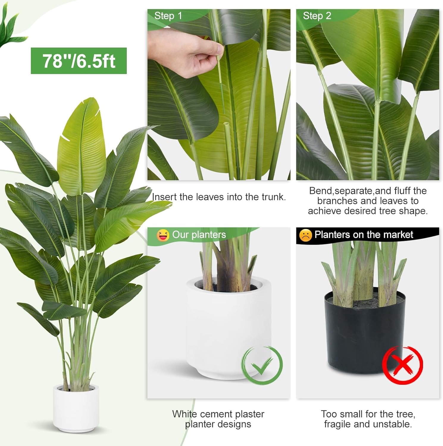 Fabric Faux Plant - View 6