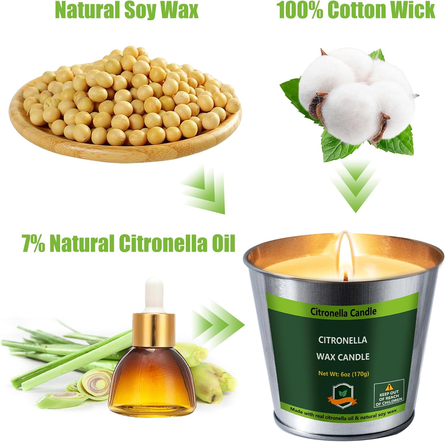 Wax Candle Set - View 2