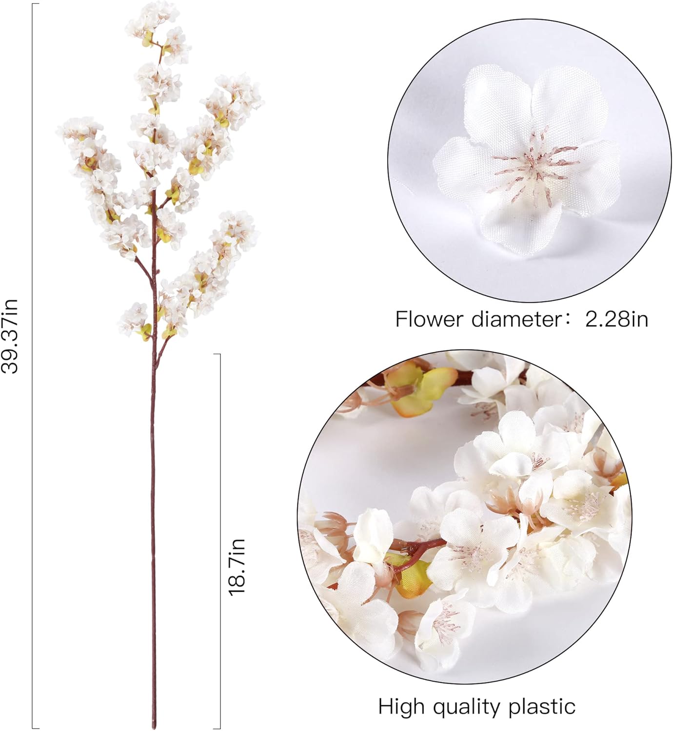 Pink Artificial Plant — 39" - View 5