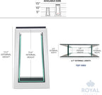 Modern Glass Mirror — 13.5" - View 6