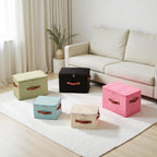 Linen Beige Storage Bin — Set of 1 - View 6