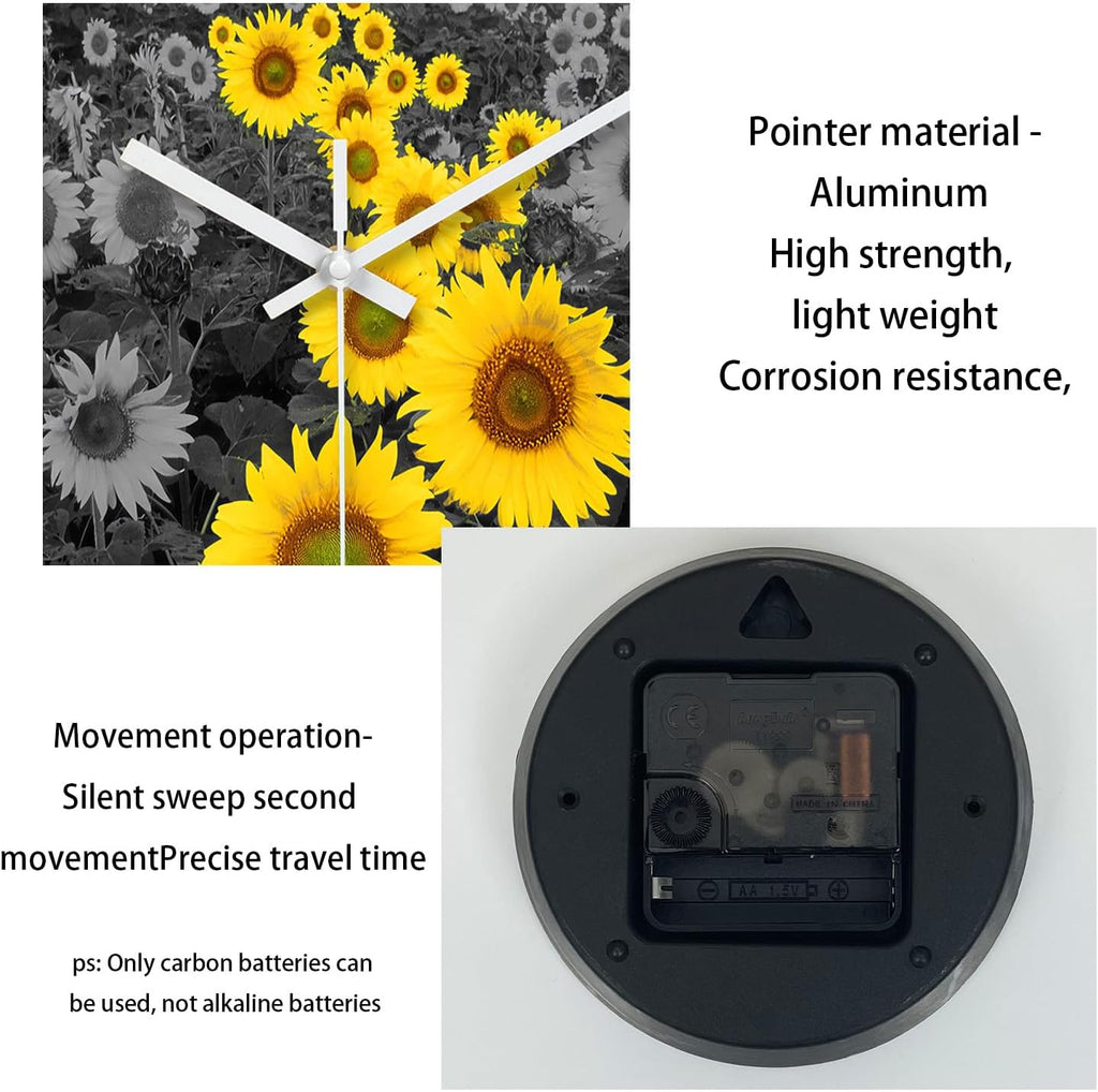 Battery Operated Blue Wall Clock — 20" - View 7