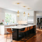 Luxe Black Chandelier — 6" - View 2