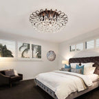 Farmhouse Black Chandelier — 4-Light - View 2