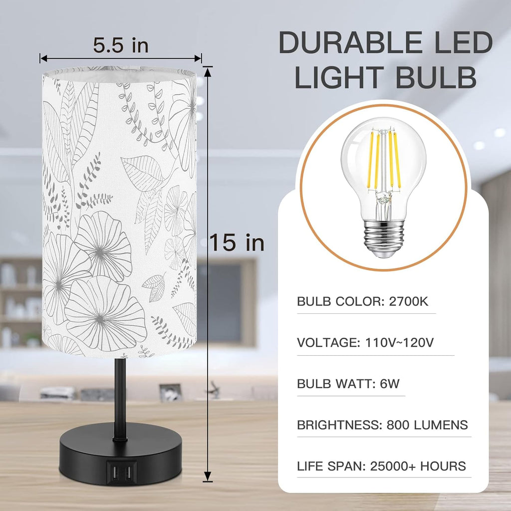 Dimmable Blue Bedside Lamp - View 5