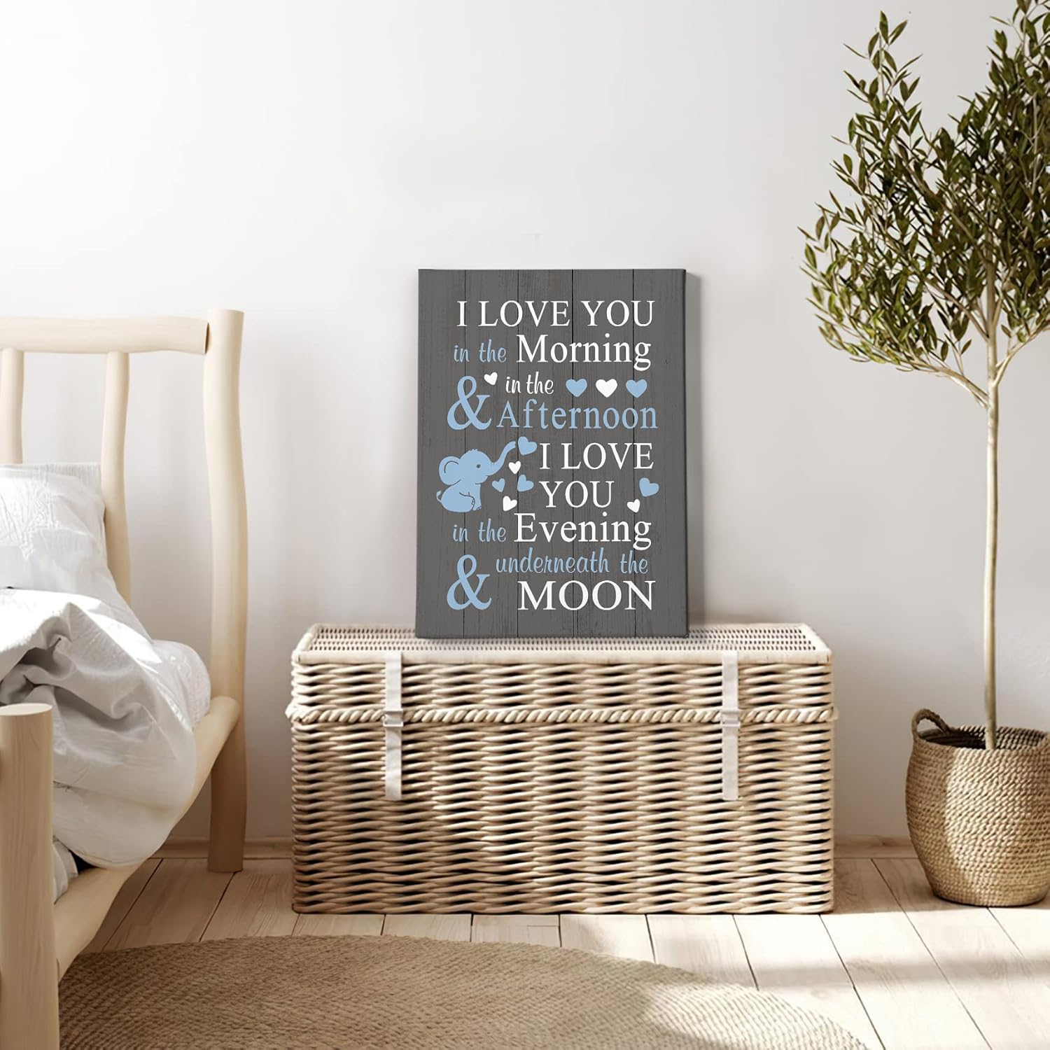 Framed Black Wall Art — 14" - View 2