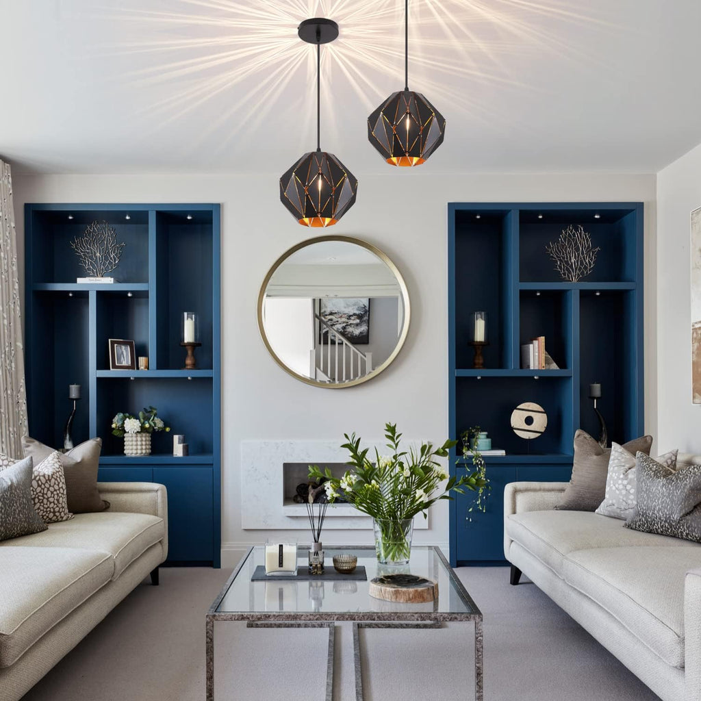 Vintage Farmhouse Black Pendant Light - View 8
