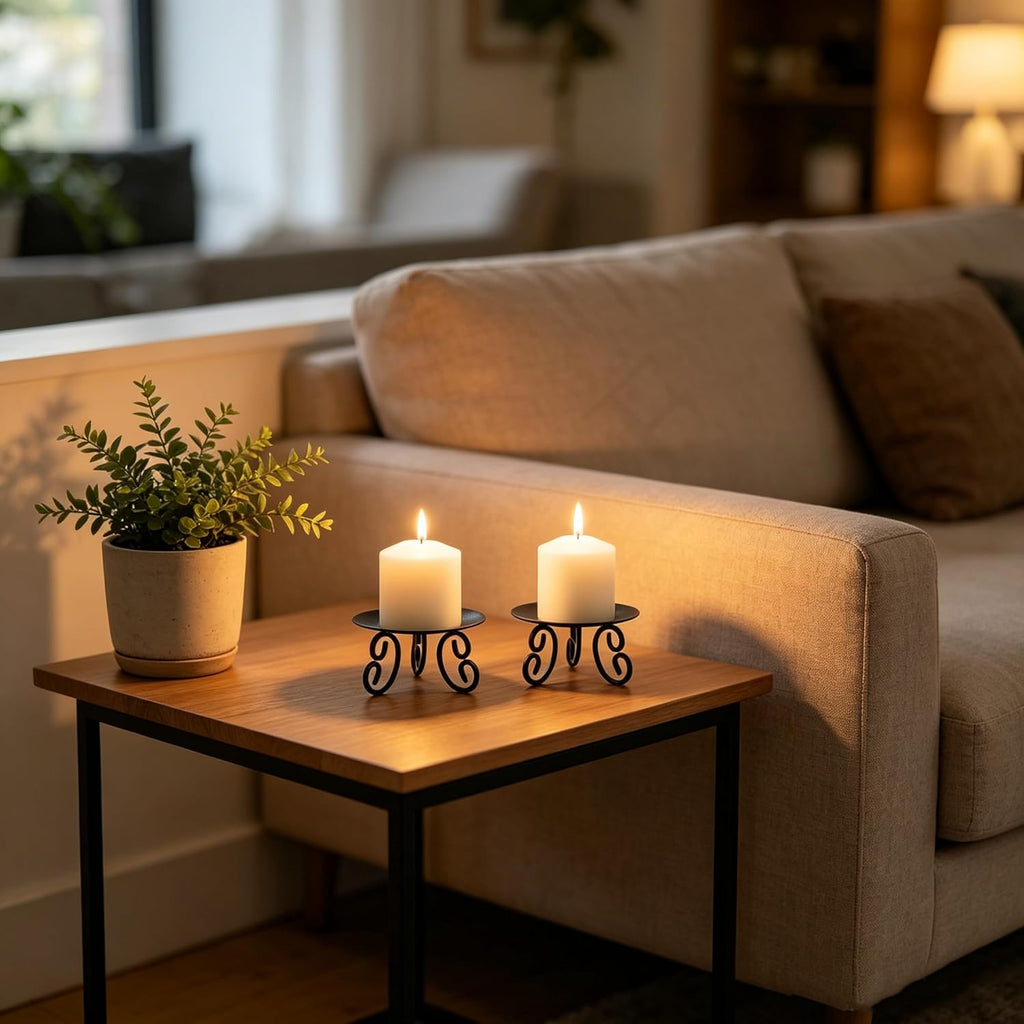 Farmhouse Black Candle — 5" - View 2