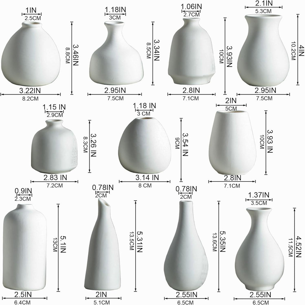 Boho Black Vase Set — Set of 11 - View 5