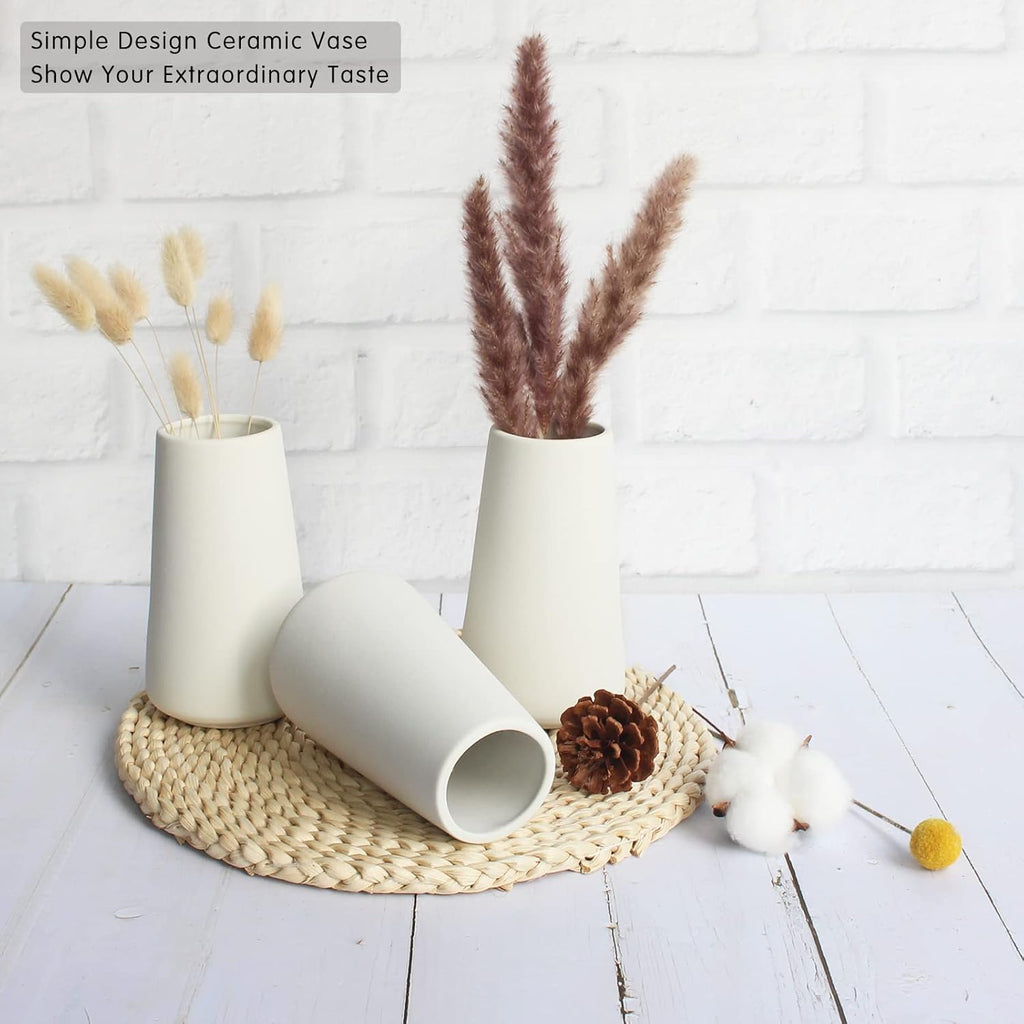 Boho Ceramic Vase — 6" - View 5