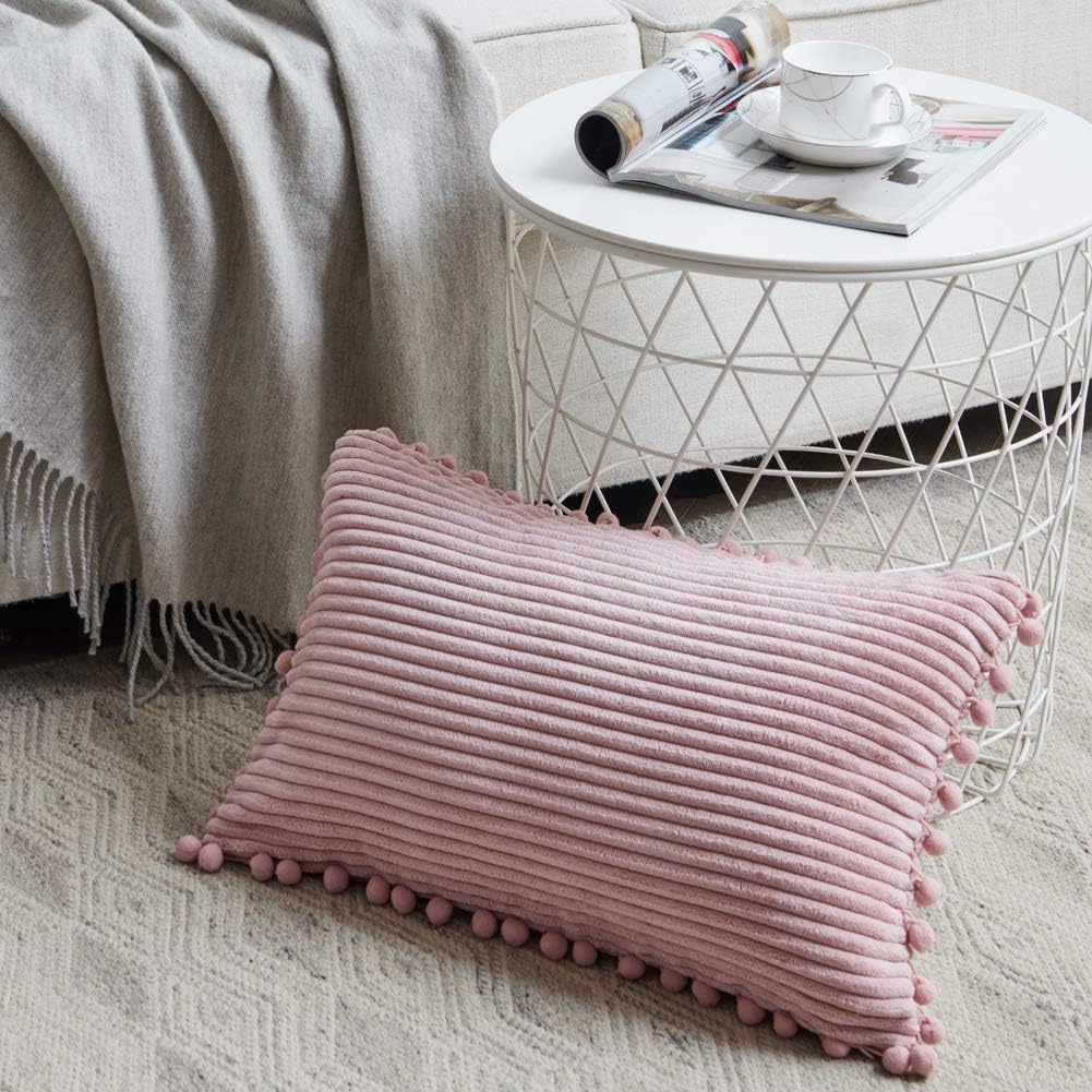 Boho Beige Throw Pillow Cover — 20" - View 2