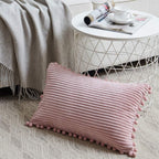 Boho Beige Throw Pillow Cover — 20" - View 2