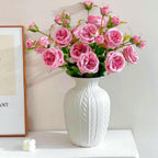 Farmhouse Beige Flower Vase — 10" - View 4
