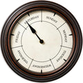 Battery Operated Gold Wall Clock — 9" — E_bronze