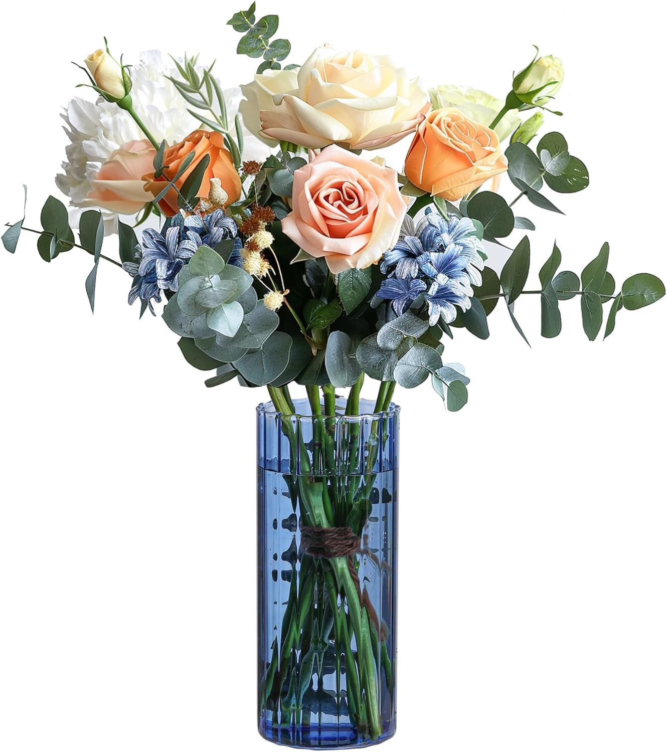Blue Candle — 8" — Blue