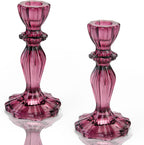 Orange Candle — Dark Purple