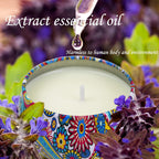 Soy Pink Scented Candle - View 3