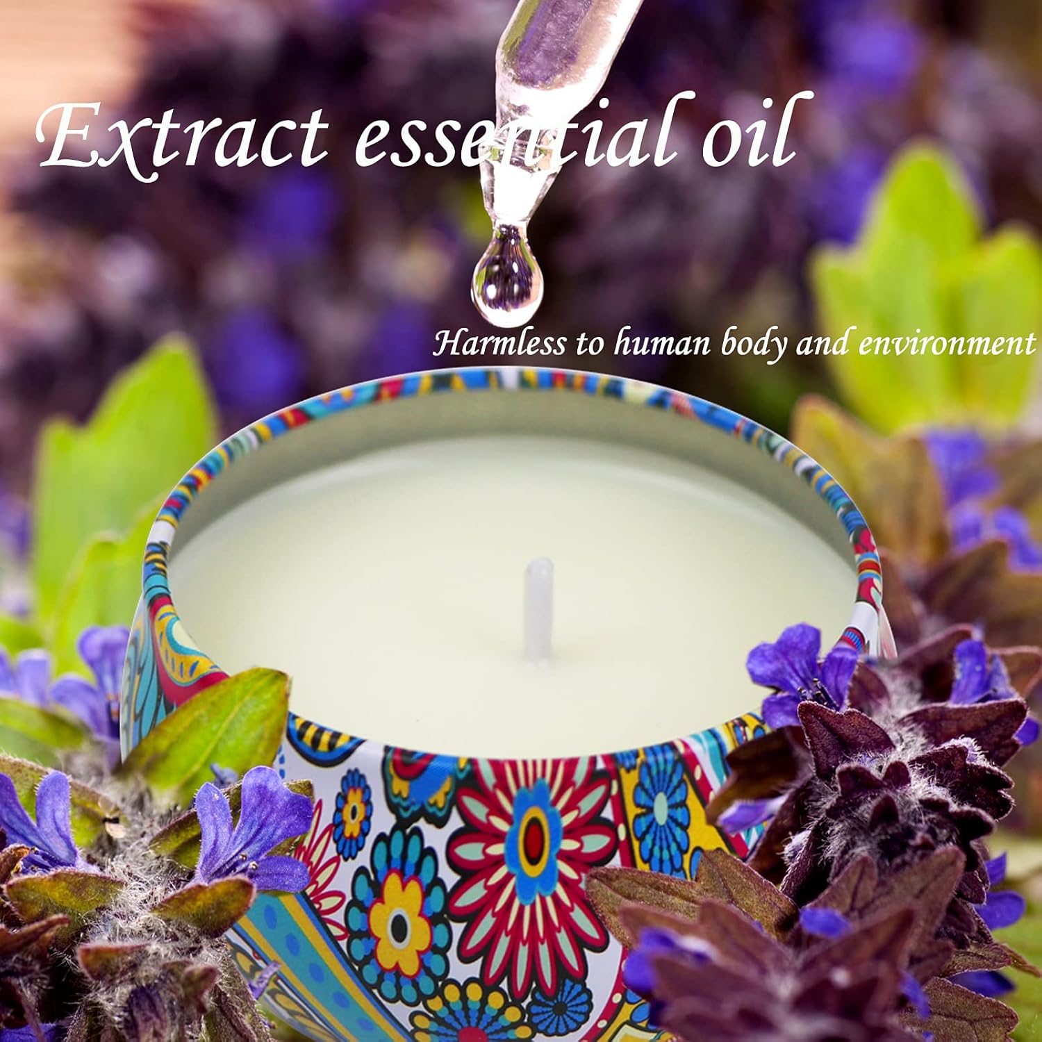 Soy Pink Scented Candle - View 3