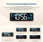 Black Wall Clock — 2" - View 5