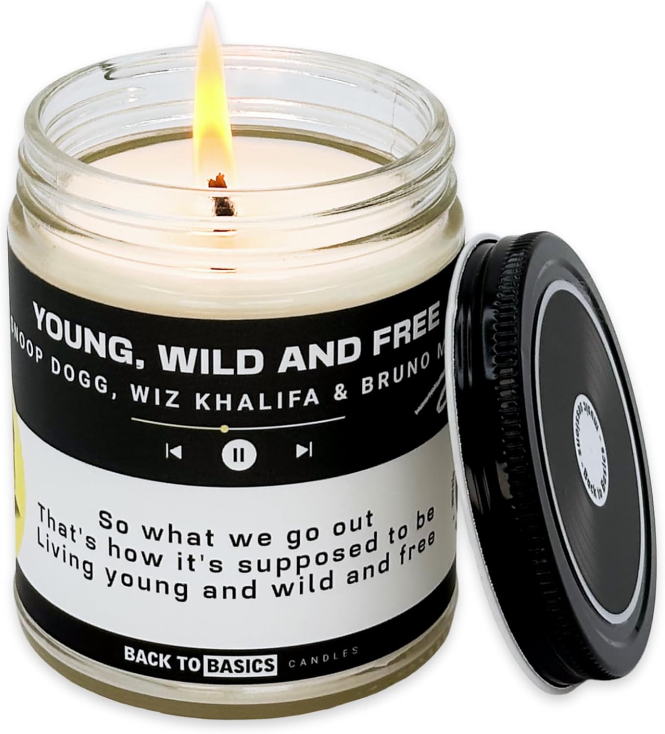 Soy Wax Scented Candle — Young Wild & Free - Snoop Dogg