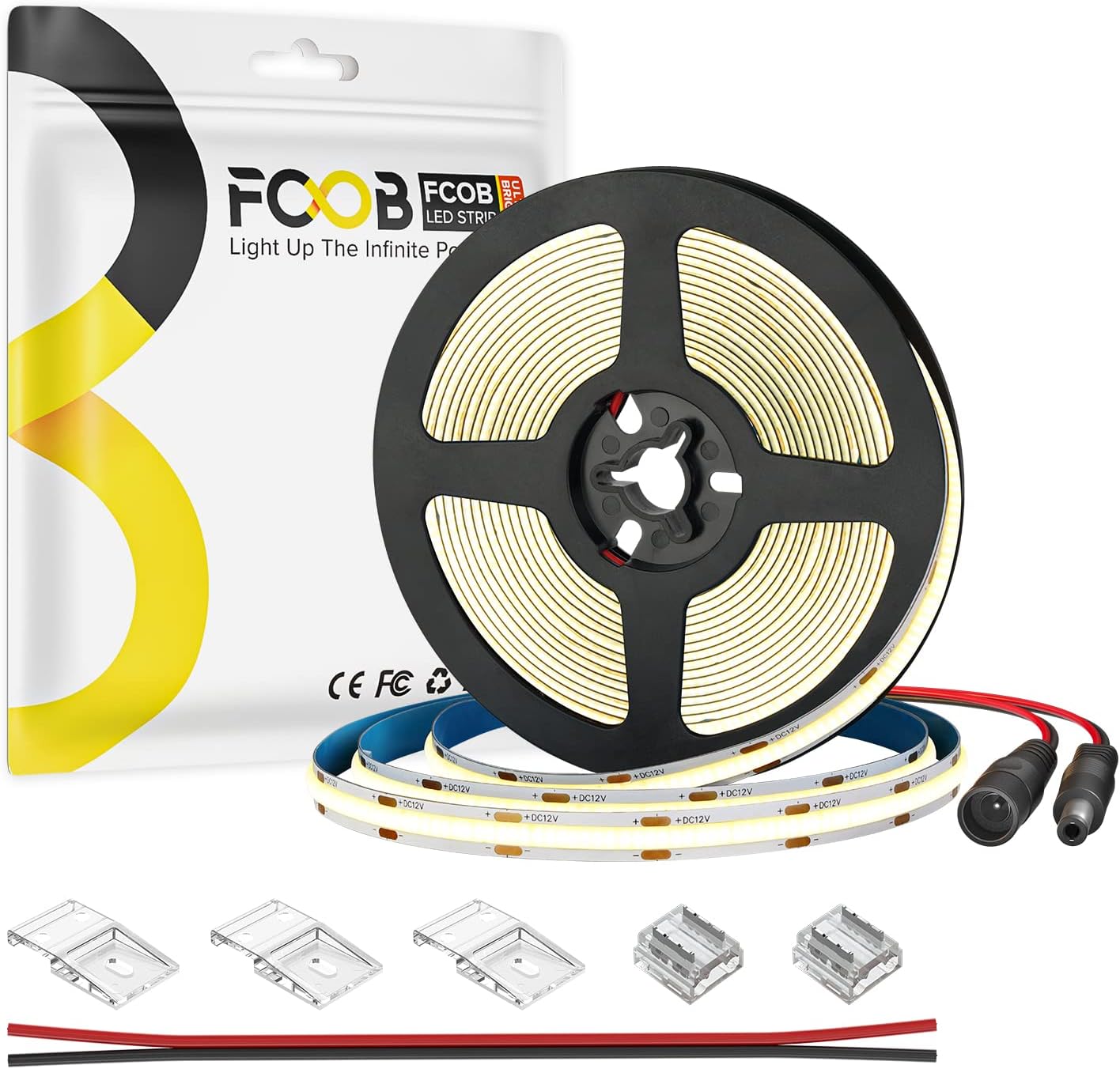 Dimmable Beige LED Strip Light — Warm White 3000K