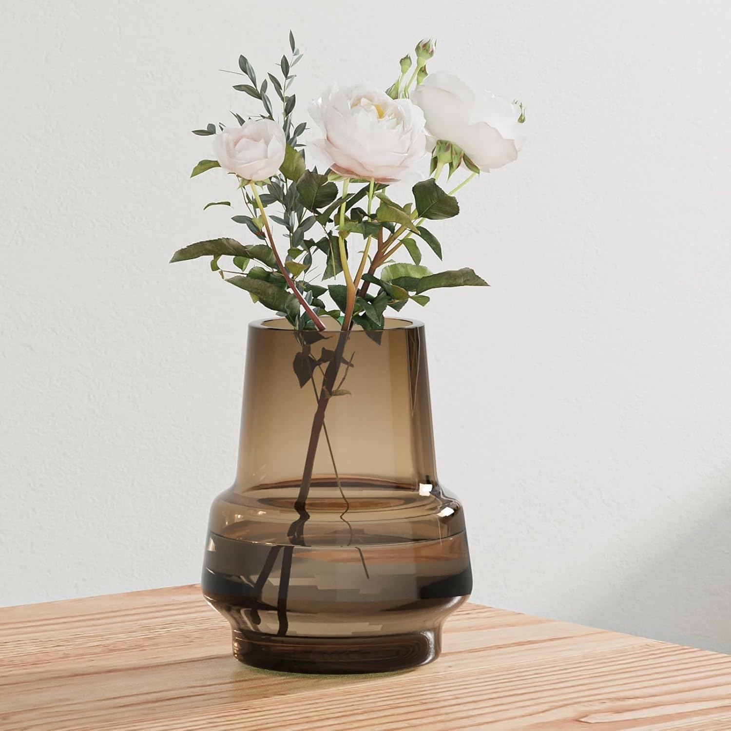 Modern Blue Flower Vase — 3" — Amber