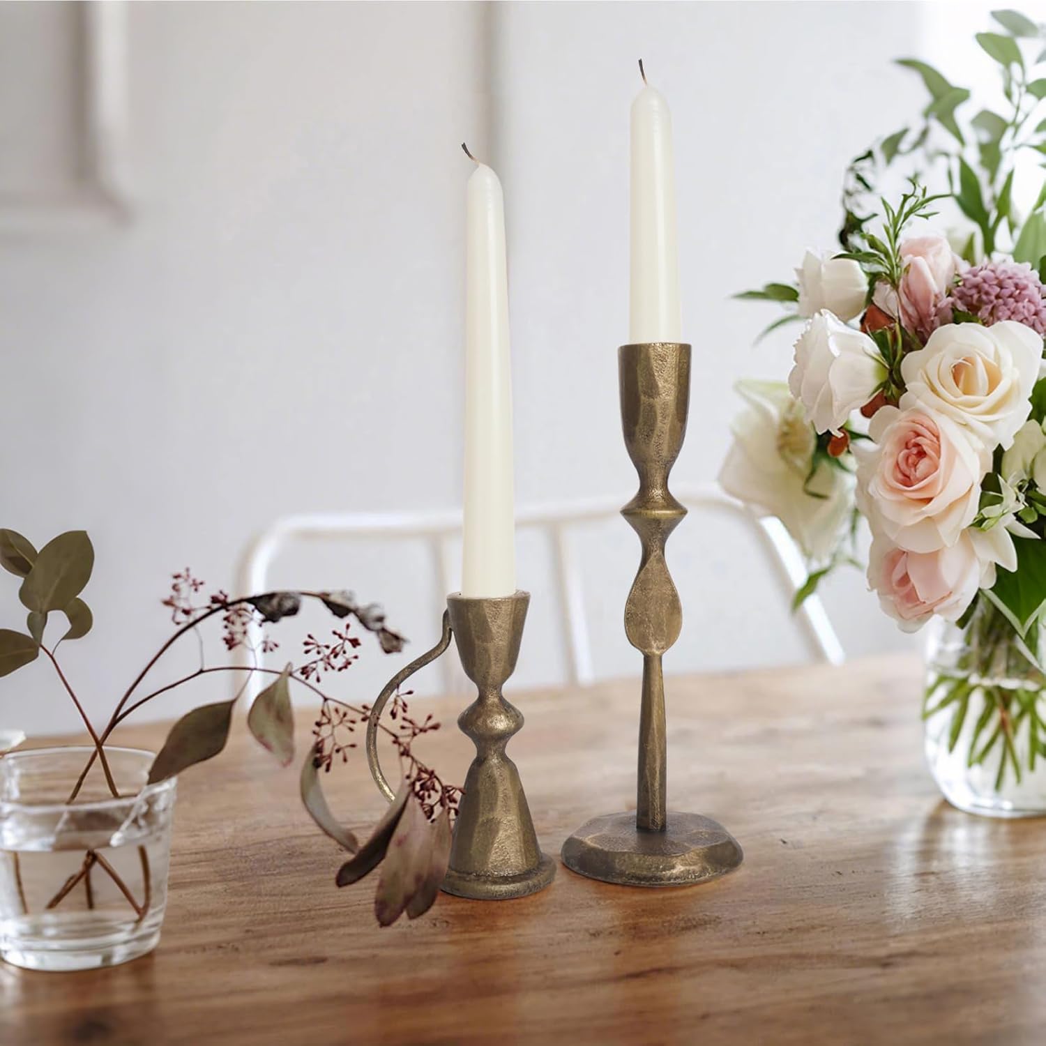 Vintage Luxe Metal Candle — Set of 2 - View 3