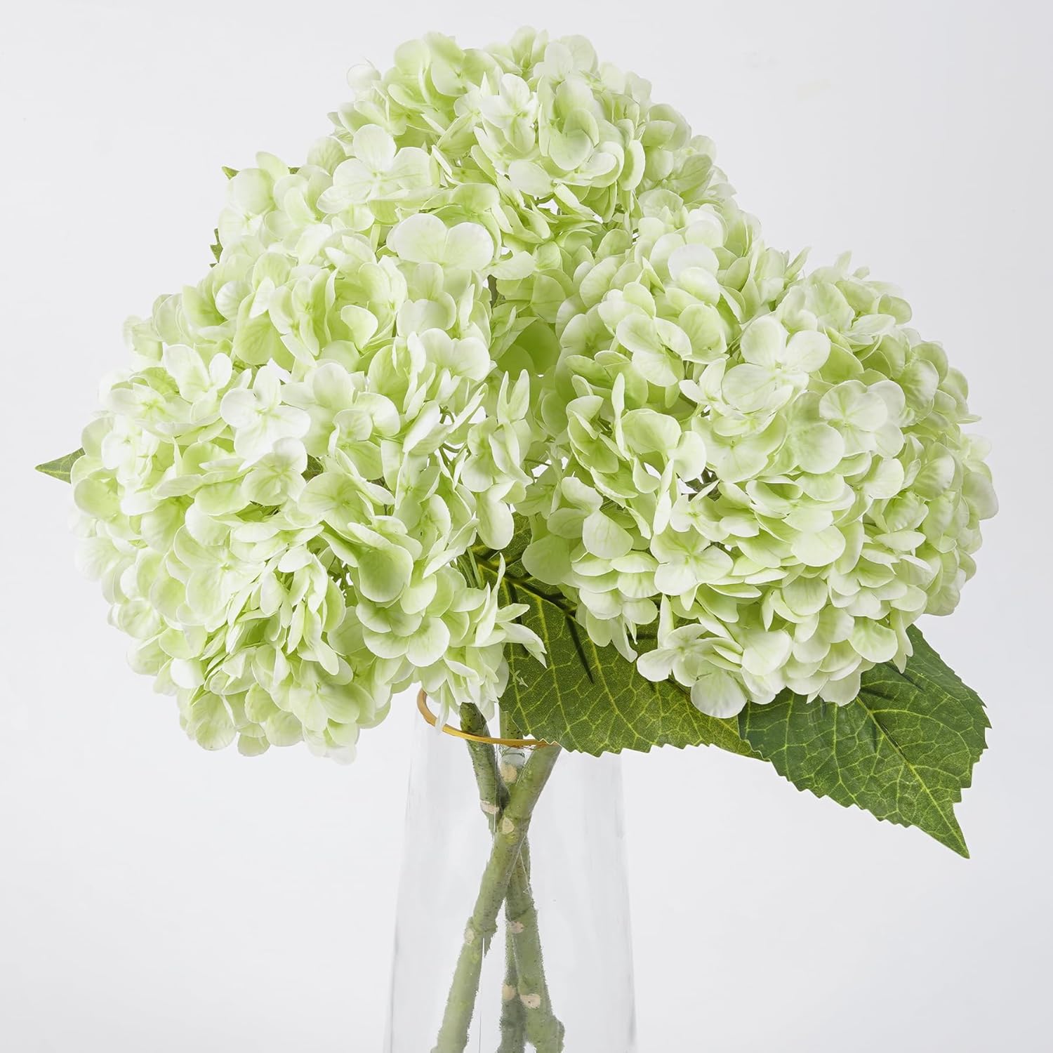 Blue Artificial Flowers — 21" — 3pcs