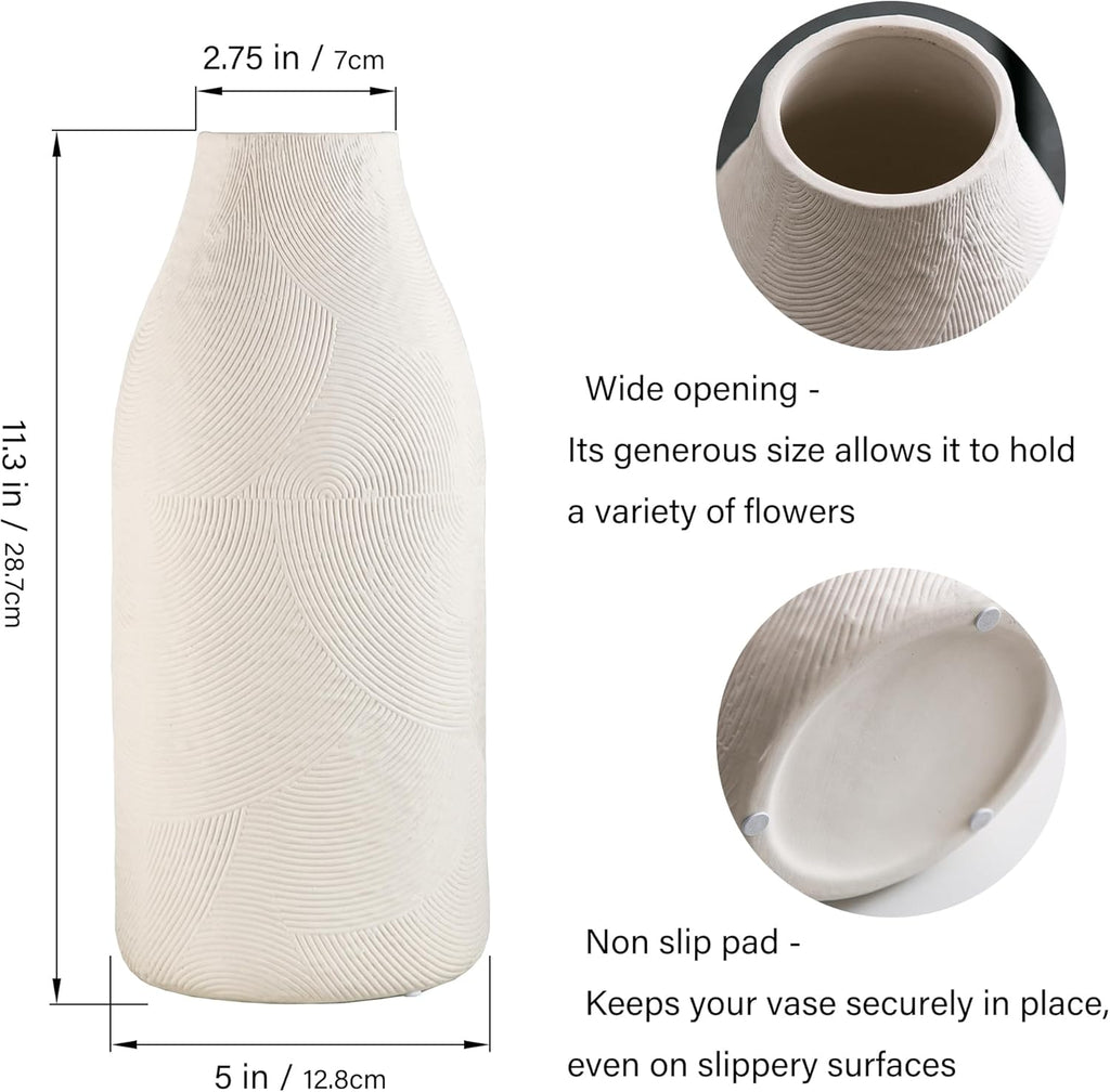 Boho Red Decorative Vase - View 5