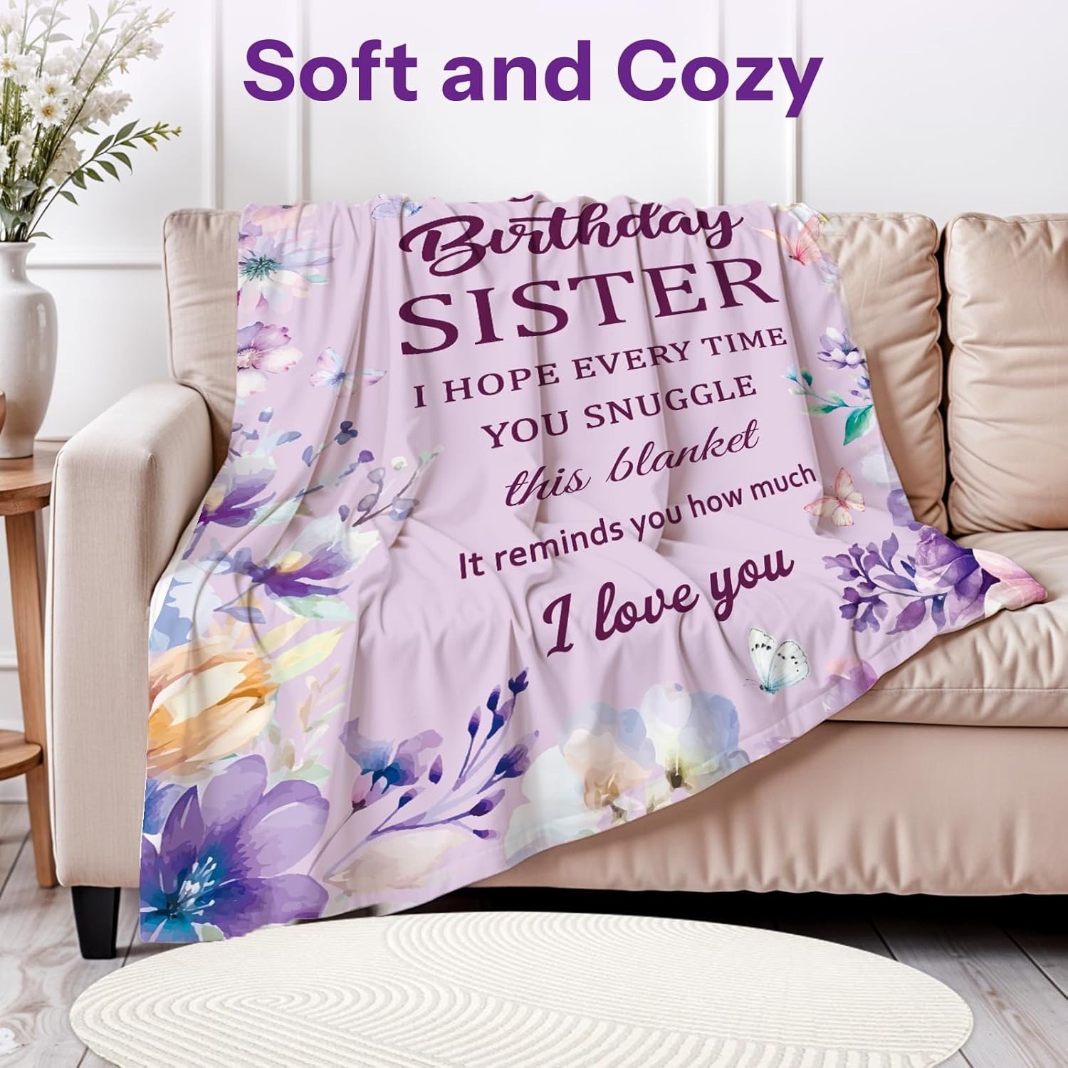 Fabric Throw Pillow — 50" - View 3
