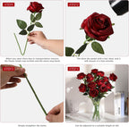 Black Artificial Flowers - View 9