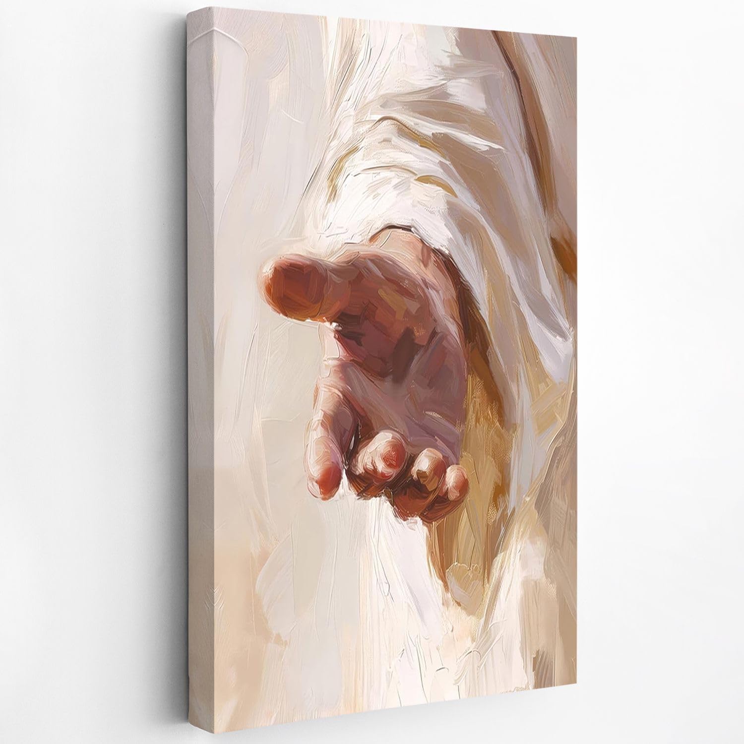 Black Canvas Wall Art — 28" — white 05