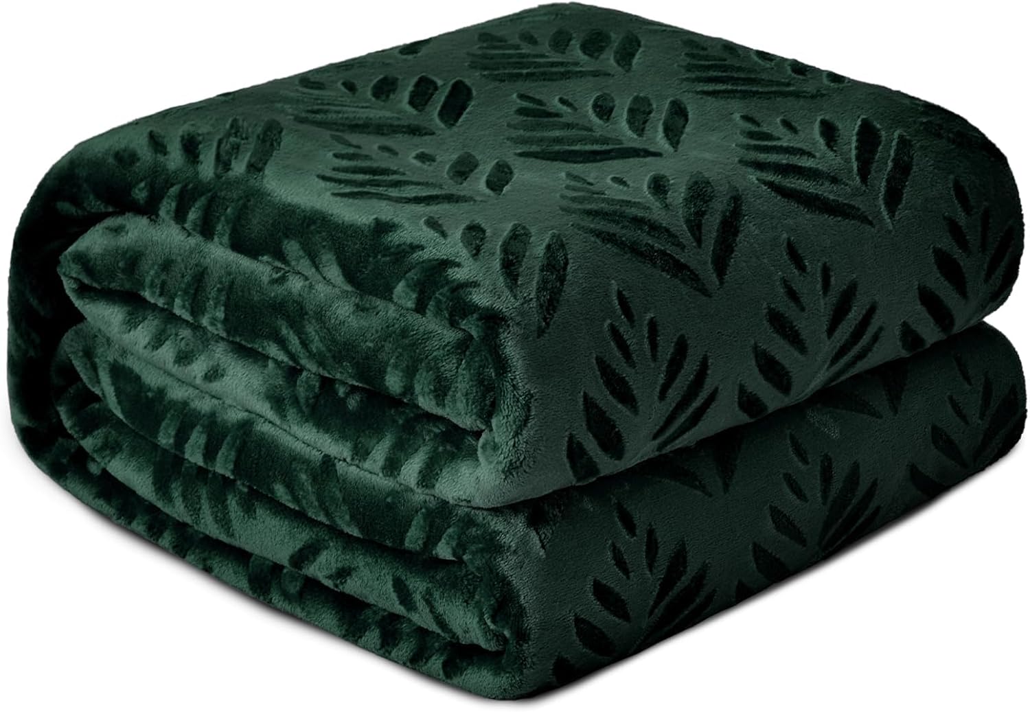Black Throw Pillow — 50" — Forest Green