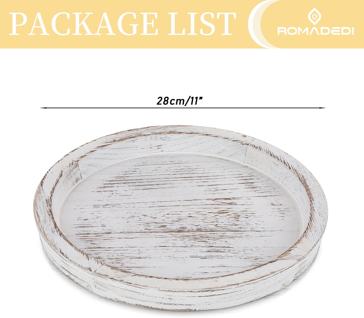 Round Farmhouse Brown Pillar Candle - View 5