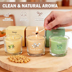 White Scented Candle - View 2