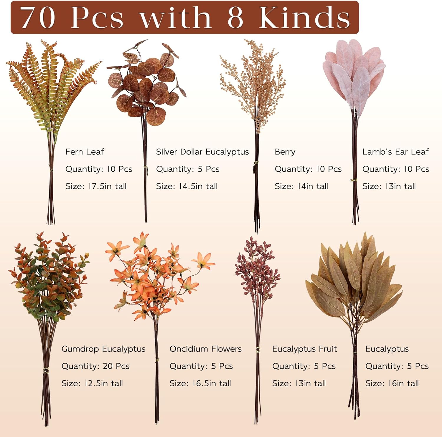 Faux Plant — Set of 70 - View 6