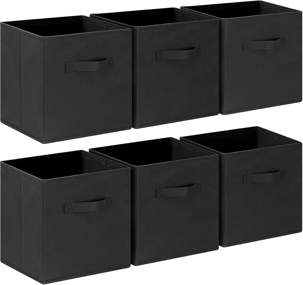 Beige Storage Bin — 11.8" — Cube 10.5"x10.5"x11"-6pcs