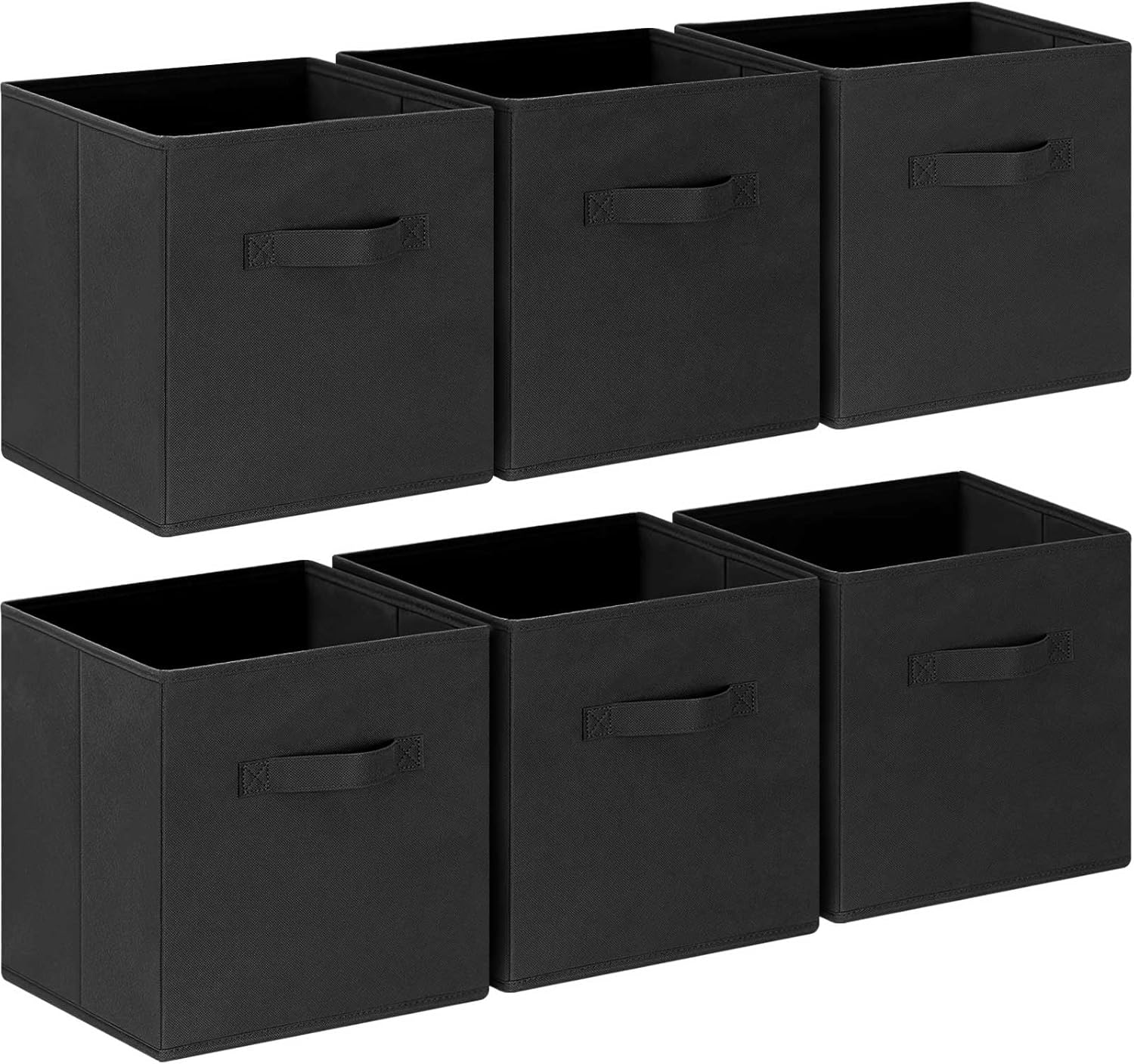 Beige Storage Bin — 11.8" — Cube 10.5"x10.5"x11"-6pcs