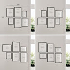 Framed Black Wall Decor — Set of 6 - View 5