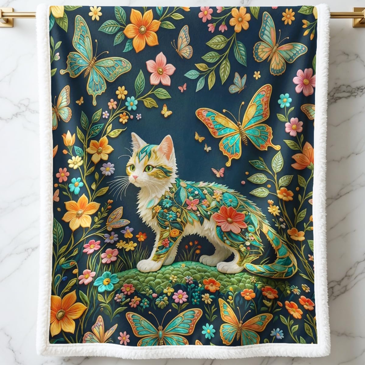 Modern Black Throw Pillow — 50" — Modern Cat