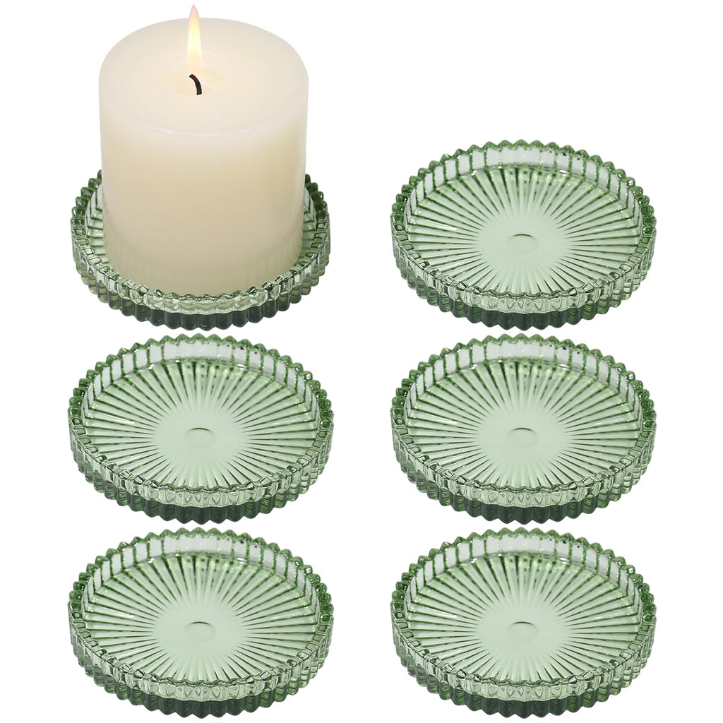 Blue Pillar Candle — 4"